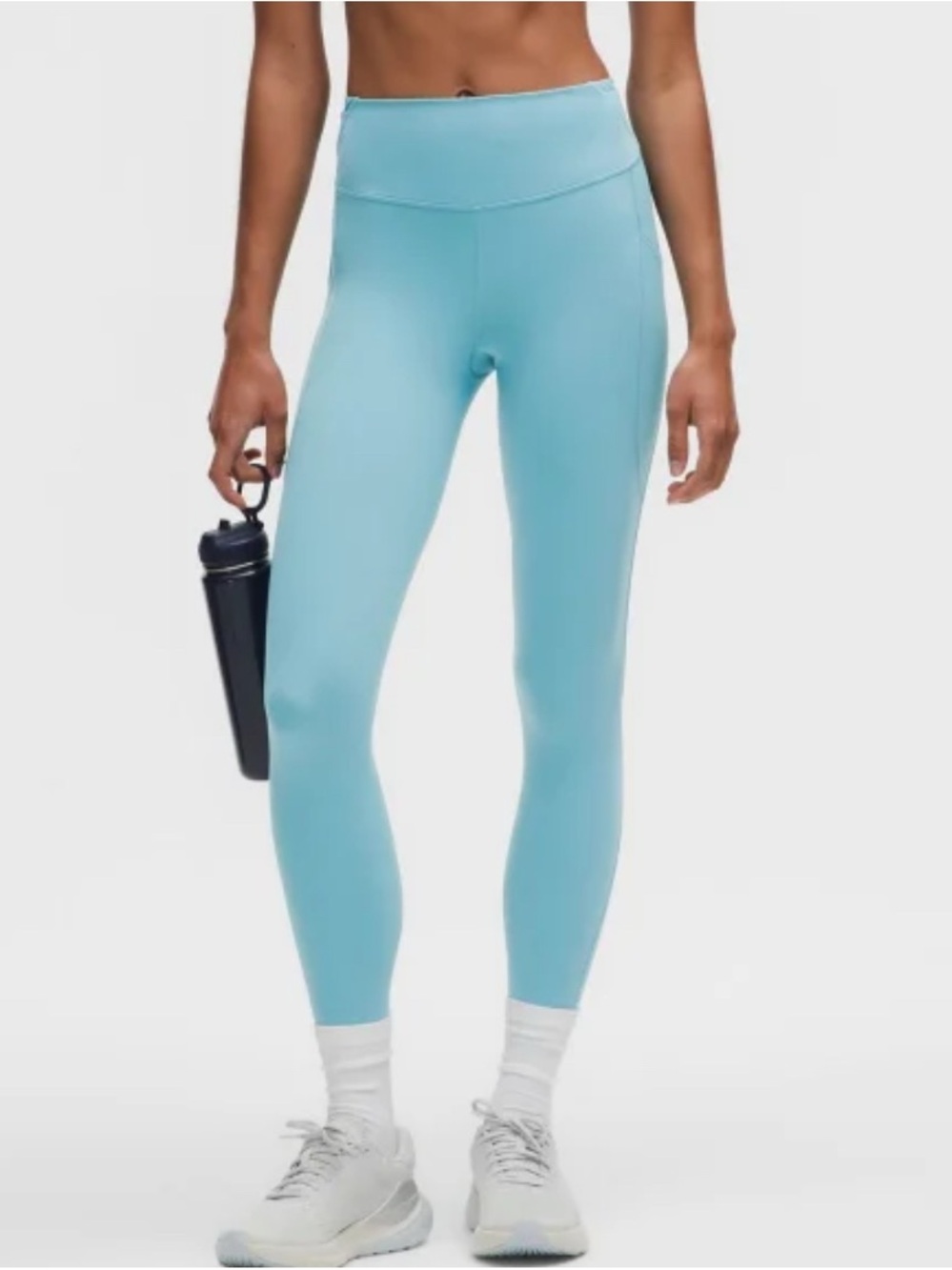 lululemon athletica Sky Blue High-Rise Leggings fast & free 28"